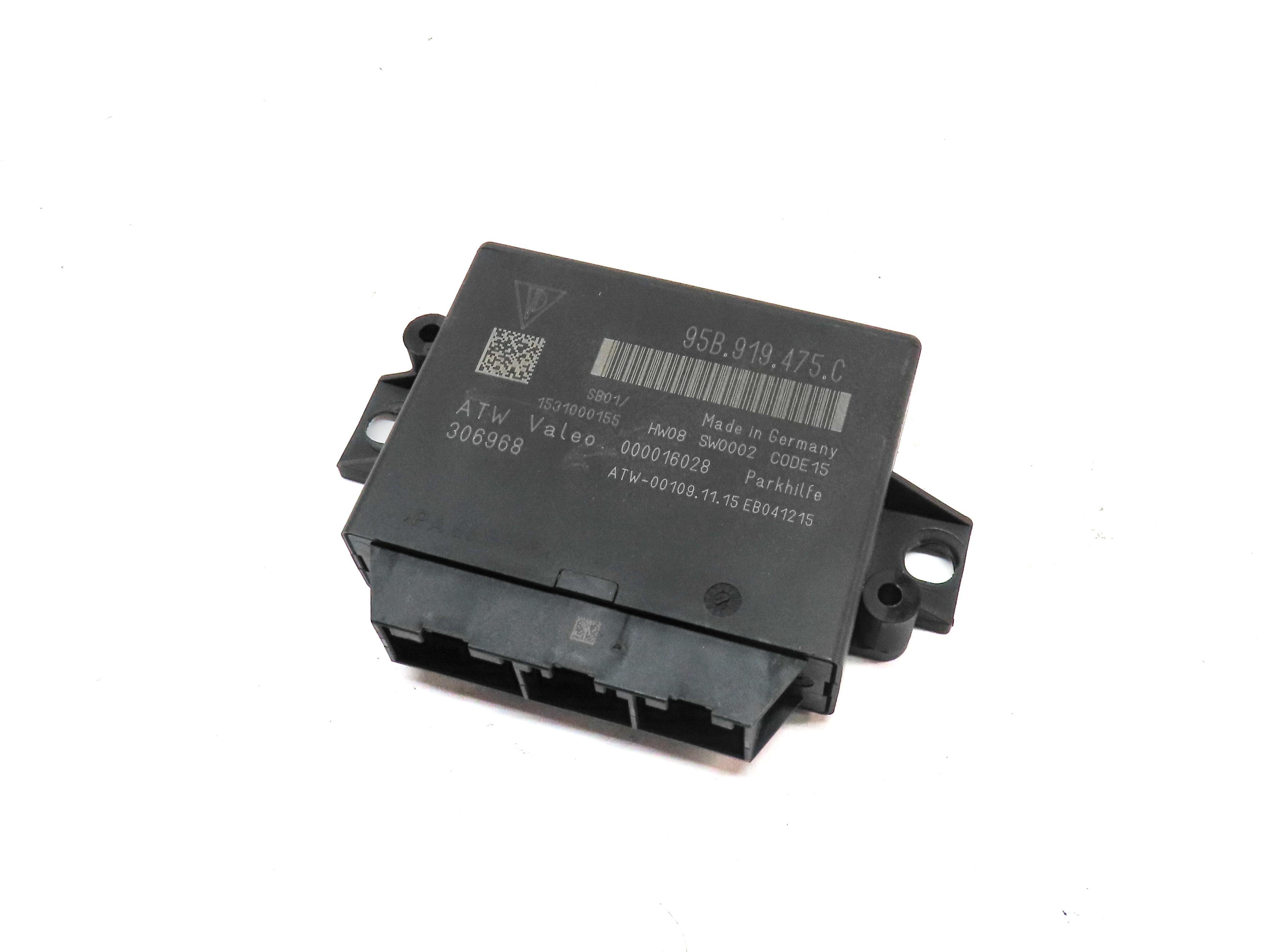 2015-2016 PORSCHE MACAN (95B) PDC DRIVER ASSIST PARK DISTANCE CONTROL MODULE — exact item pictured